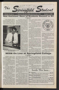 The Springfield Student (vol. 111, no. 4) Oct. 3, 1996