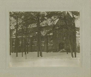 East Gymnasium in Winter, 1898