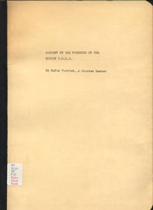 Account of the Founding of the Boston Y.M.C.A., written by Rufus P. Parrish