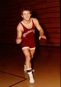 Daryl Arroyo posing in wrestling uniform