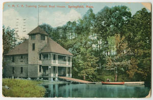 Postcard of Gladden Boathouse (1909)