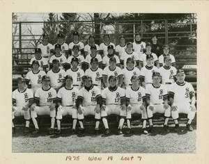The 1975 Springfield College baseball team