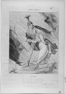 ENÉE ET DIDON. Un brouillard protecteur obscurcissait les cieux; et comme ils se trouvaient tous deux sans parapluie, Dans une grotte sombre entrainant son amie, Enée en ce beau jour vit couronner ses feux (Enéïde corrigée par M. Villemain).