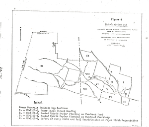 Lawrence Hopkins Memorial Experimental Forest: NorthEastern Forest Experiment Station - Subdivision Map