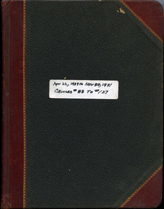 Thomas Kelley personal logbook from the Atlantis (ketch), April 22, 1939-November 30, 1941.