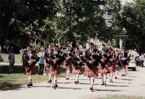 Clan Sutherland Pipe Band 1993.
