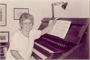 Wendy Coleman '67 at the Piano.