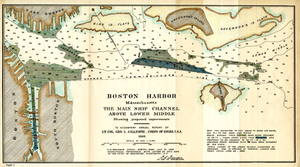 Boston Harbor, Massachusetts: The Main Ship Channel Above Lower Middle