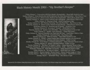 Black History Month 2003