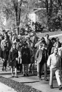Anti-war march in Williamstown, 1969