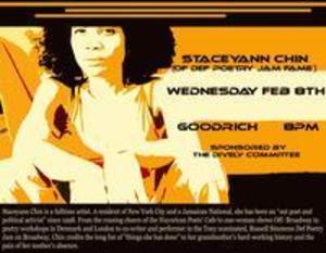 Def Poetry Jam Fame Staceyann Chin