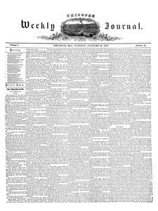 Chicopee Weekly Journal, January 21, 1854