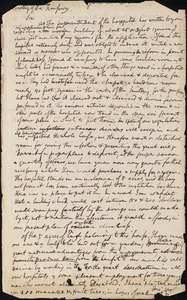 Letter from Benjamin Waterhouse to Abraham Alfonse Albert Gallatin