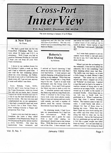 Cross-Port InnerView, Vol. 9 No. 1 (January, 1993)