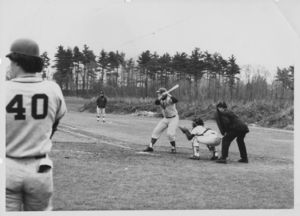 Suffolk University baseball game, 1972
