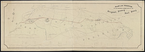Plan and profile of the proposed alterations of the Brighton Branch Railroad / Edward Appleton, chief engineer George A. Kimball, asst. engineer.