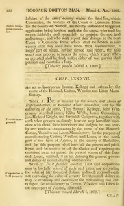 1808 Chap. 0087. An Act To Incorporate Samuel Kellogg And Others By The Name Of The Hoosack Cotton, Woollen And Linen Manufactory.