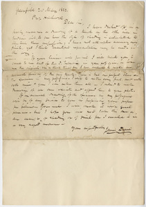 James Deane letter to Edward Hitchcock, 1832 May 20