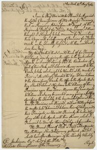 Jeffery Amherst letter to Charles Jenkinson, 1763 August 13