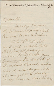 William Wordsworth letter to Joshua Watson, 1840 February 11