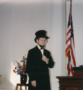David as Abraham Lincoln