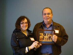 Nancy Castino and Raymond Castino at the New Bedford Mass. Memories Road Show