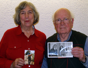 Charles Dietrich and Lyn Dietrich at the Stoneham Mass. Memories Road Show