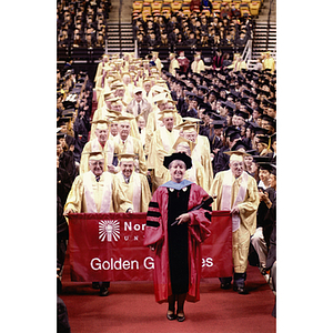 Golden Graduates procession