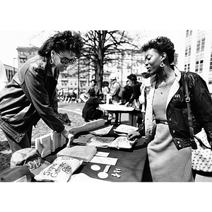 Sigma Gamma Rho table at Black Unity Day