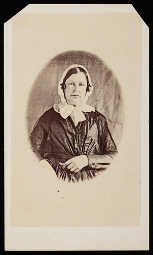 Studio portrait of Lucy (Fuller) (Aunt) Davis, Boston, Mass., undated