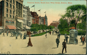 Tremont Street, south from West Street., Boston, Mass.