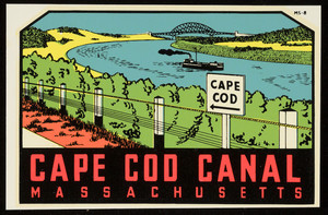 Cape Cod Canal decal (4 copies)