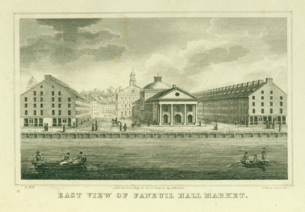 East view of Faneuil Hall Market, Boston