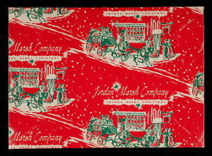 Box, joyous merry Christmas, Jordan Marsh Company, Boston, Mass.