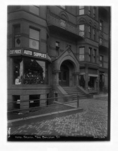 Hotel Bristol, 541 Boylston Street. Boston, Mass., January 17, 1913