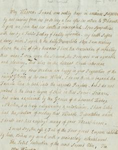 Letter from Hannah Winthrop to Mercy Otis Warren, 9 January 1778