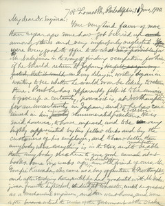 Letter from Benjamin Smith Lyman to Sadajiro Sugiura