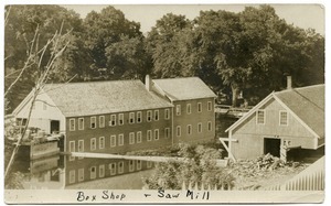 Box shop and saw mill