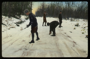 Eastman Lane (boys throwing snowballs)