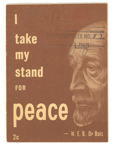 I take my stand for peace