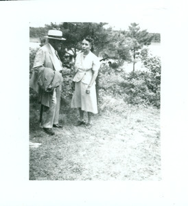 W. E. B. Du Bois and Shirley Graham Du Bois on vacation in Cape Cod