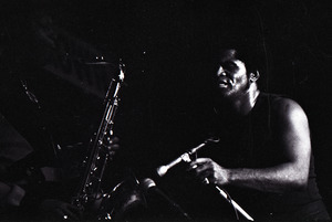 James Brown at the Sugar Shack: Brown holding microphone to St. Clair ...