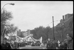 Vote With your Feet anti-Vietnam War protest march