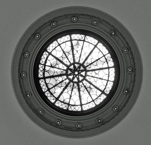 Field Memorial Library: skylight in rotunda