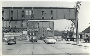 Removal of last section of Atlantic Avenue Elevated, the Commercial street sidings at Copps Hill Front Station