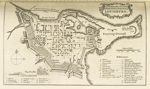 A plan of the city & fortifications of Louisbourg