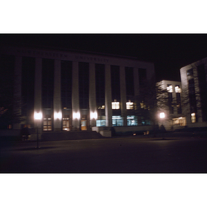 Ell Center at night, October 1962