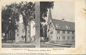 Congregational Church [and] Baptist Church, Reading, Mass.