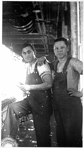 Two male textile workers. [01]