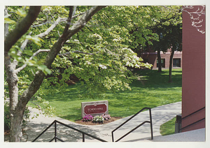 Sign to Schoo-Bemis Hall (May 16, 2005)